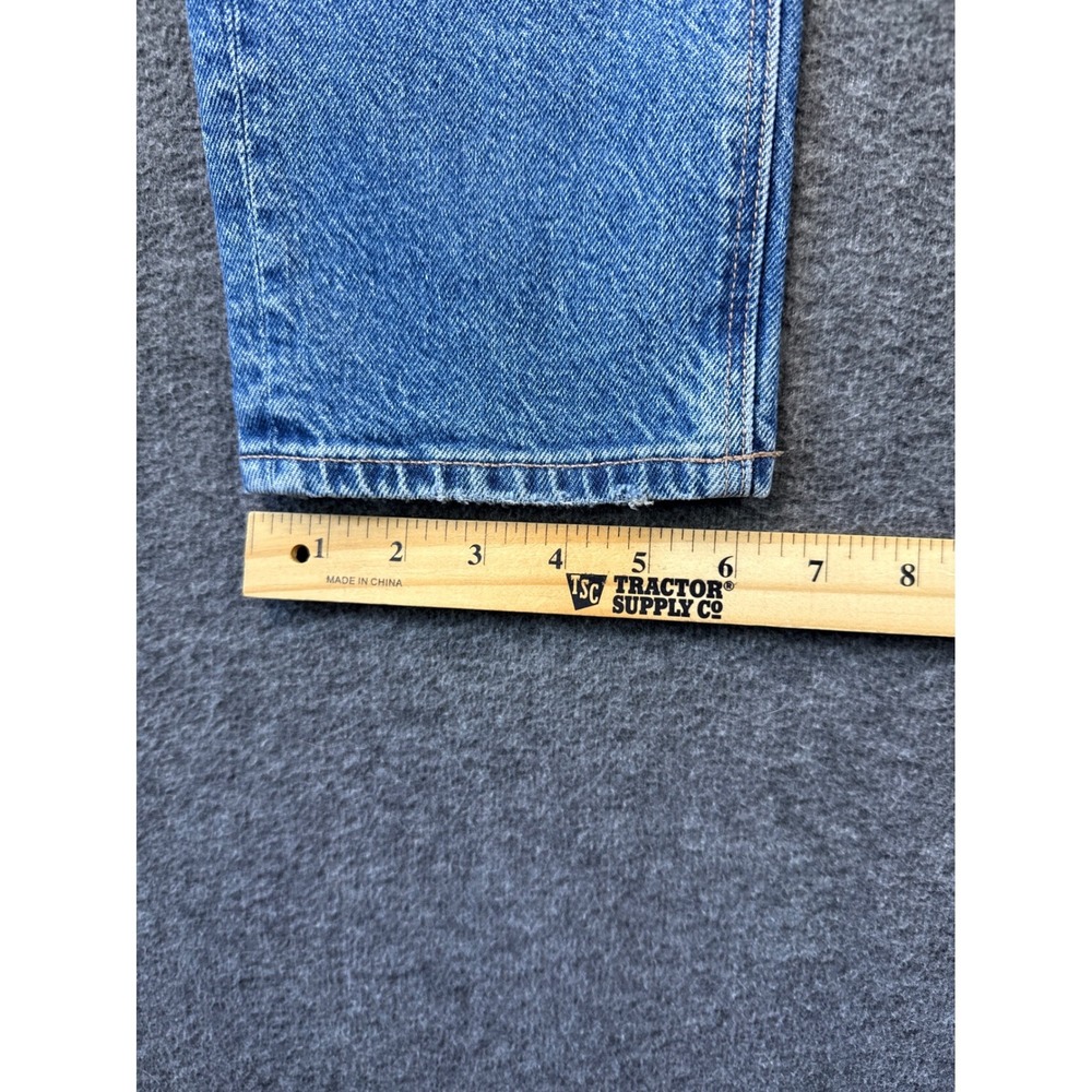 American Eagle Super High Rise Ankle Straight Distressed Jeans Blue Womens XS 00 - Picture 8 of 15